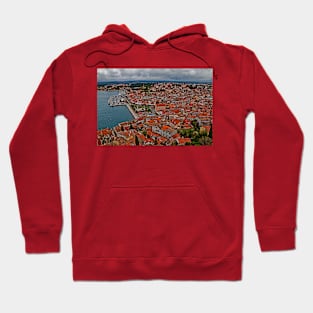 Looking at Rovinj. Croatia Hoodie